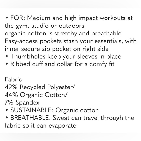 Athleta Womens Black Triumph Full Zip Hoodie Jacket Size Large - Picture 10 of 15